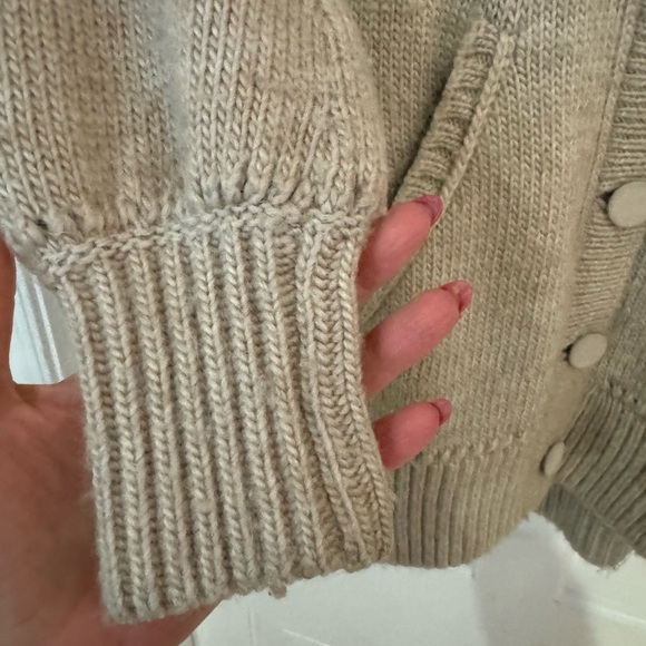 A/X Armani unique & beautiful Cardigan with detachable faux fur collar size XS - Picture 6 of 12